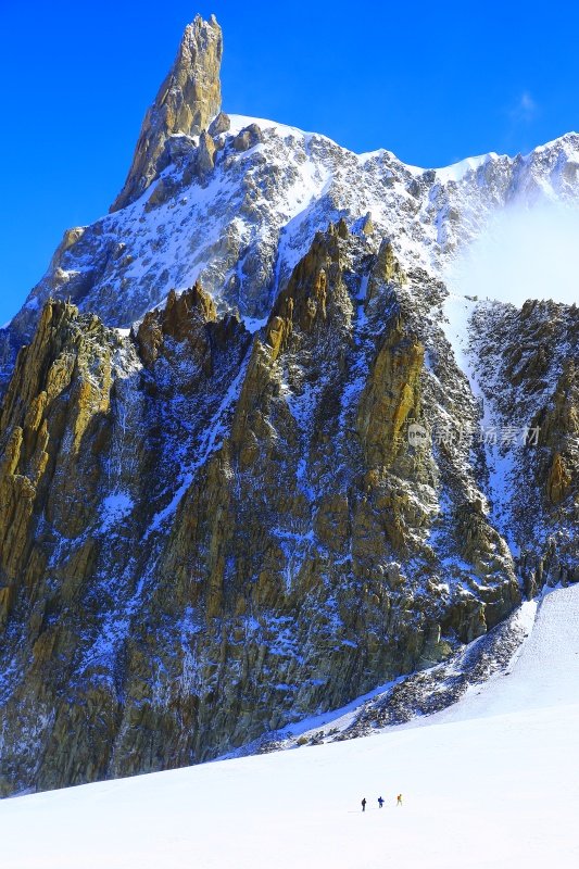 Dent du Geant - Monte Bianco 和冰川徒步，奥斯塔